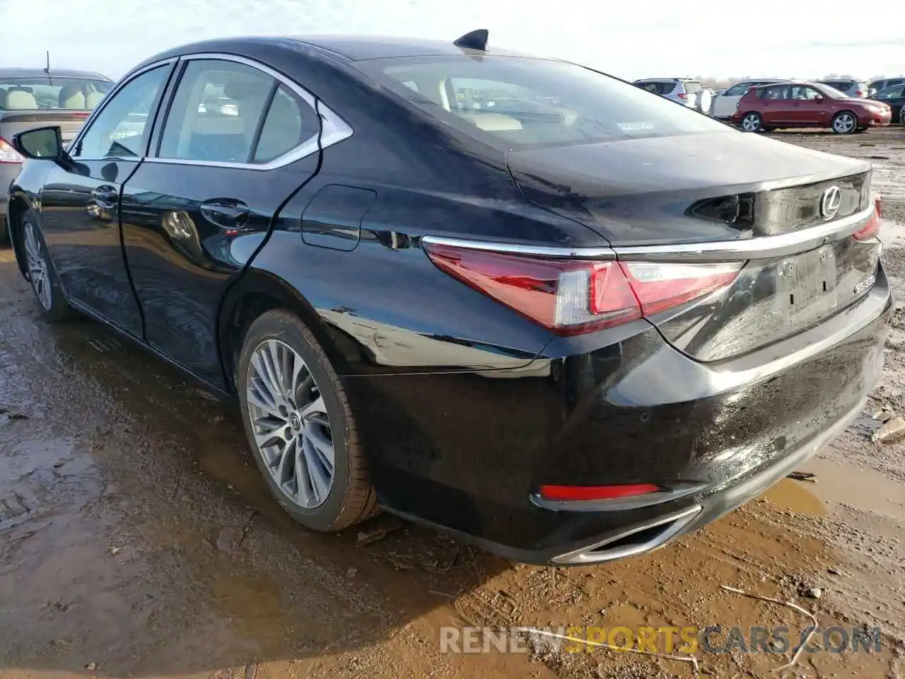 3 Photograph of a damaged car 58ADZ1B15LU080609 LEXUS ES350 2020