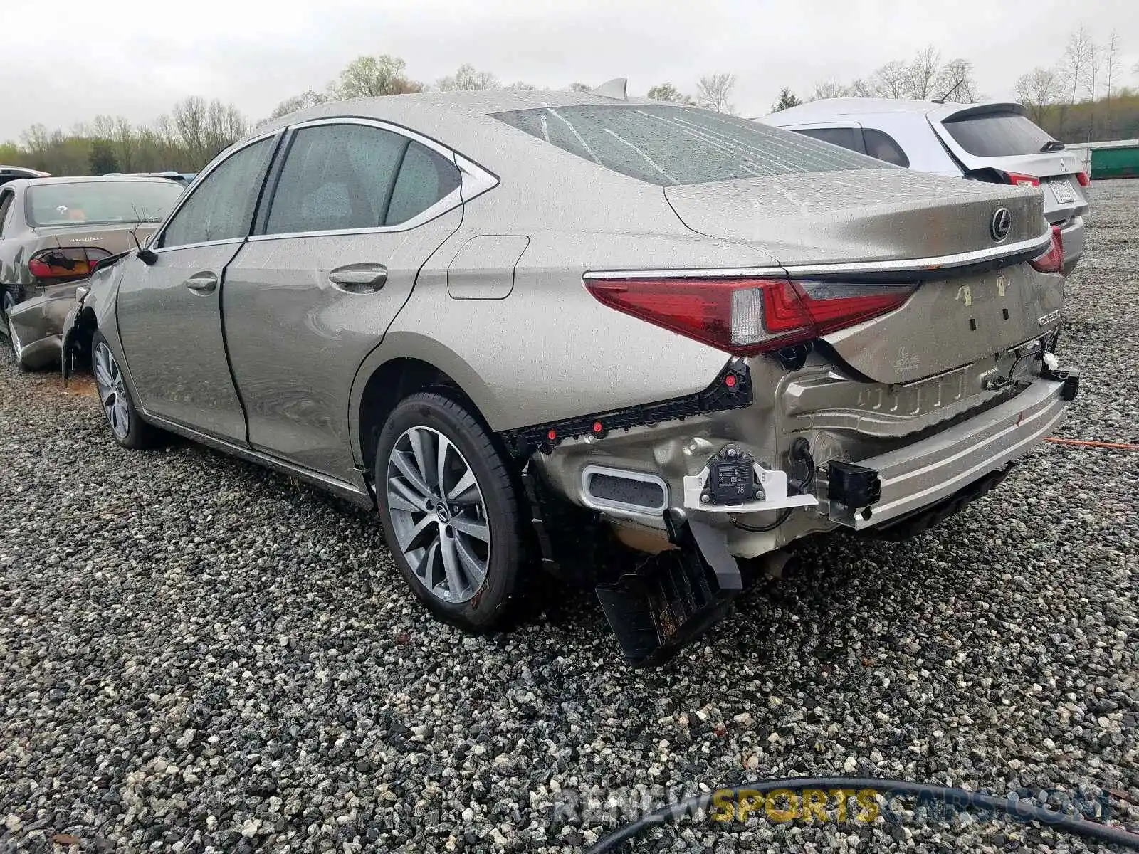 3 Photograph of a damaged car 58ADZ1B16LU052995 LEXUS ES350 2020