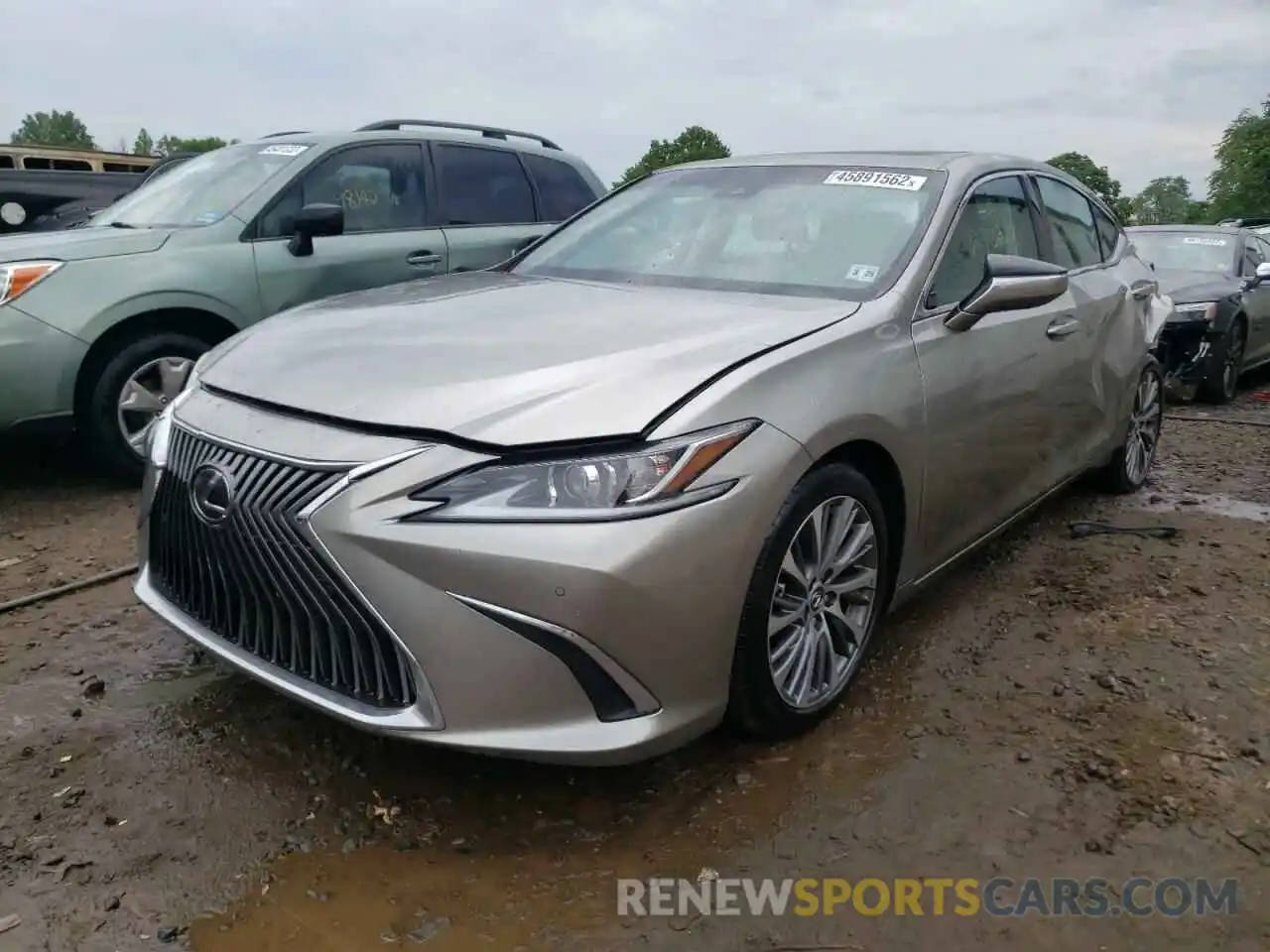 2 Photograph of a damaged car 58ADZ1B16LU061146 LEXUS ES350 2020