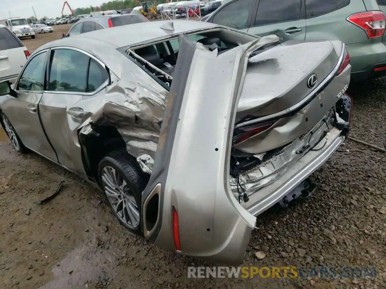 9 Photograph of a damaged car 58ADZ1B16LU061146 LEXUS ES350 2020