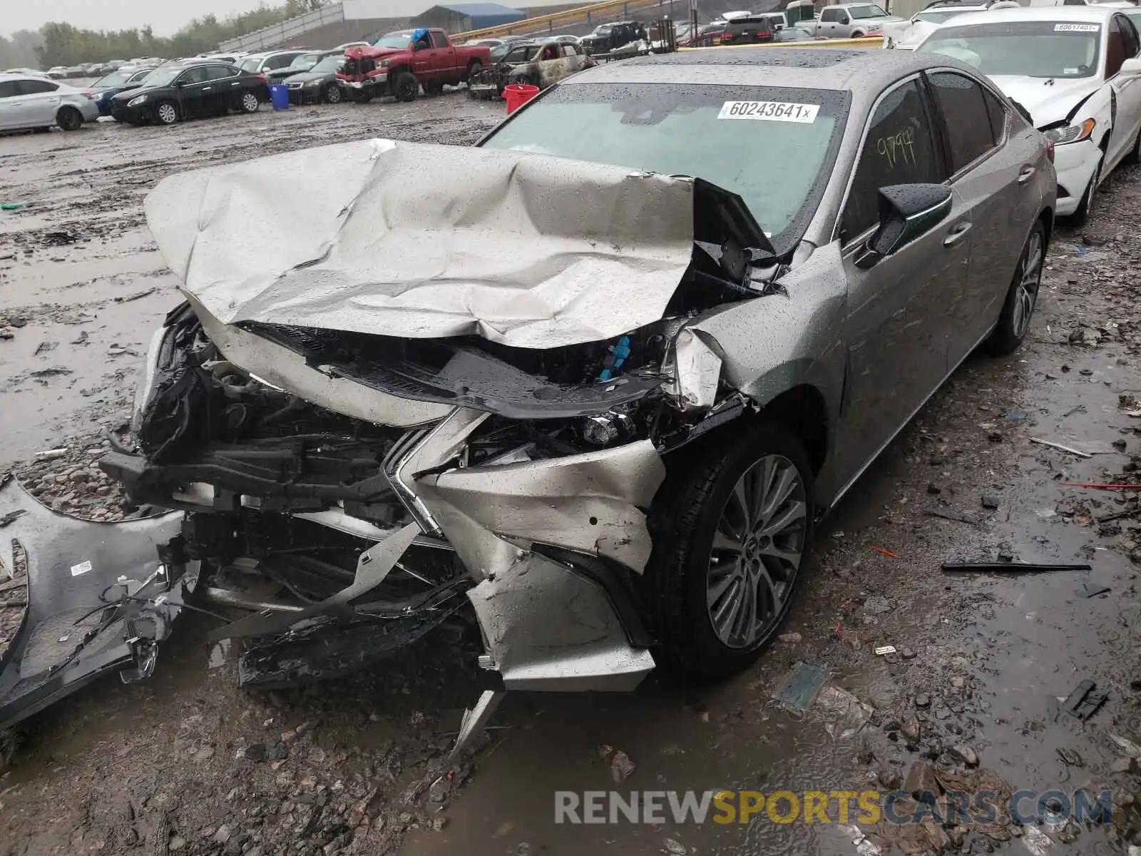 2 Photograph of a damaged car 58ADZ1B16LU074303 LEXUS ES350 2020