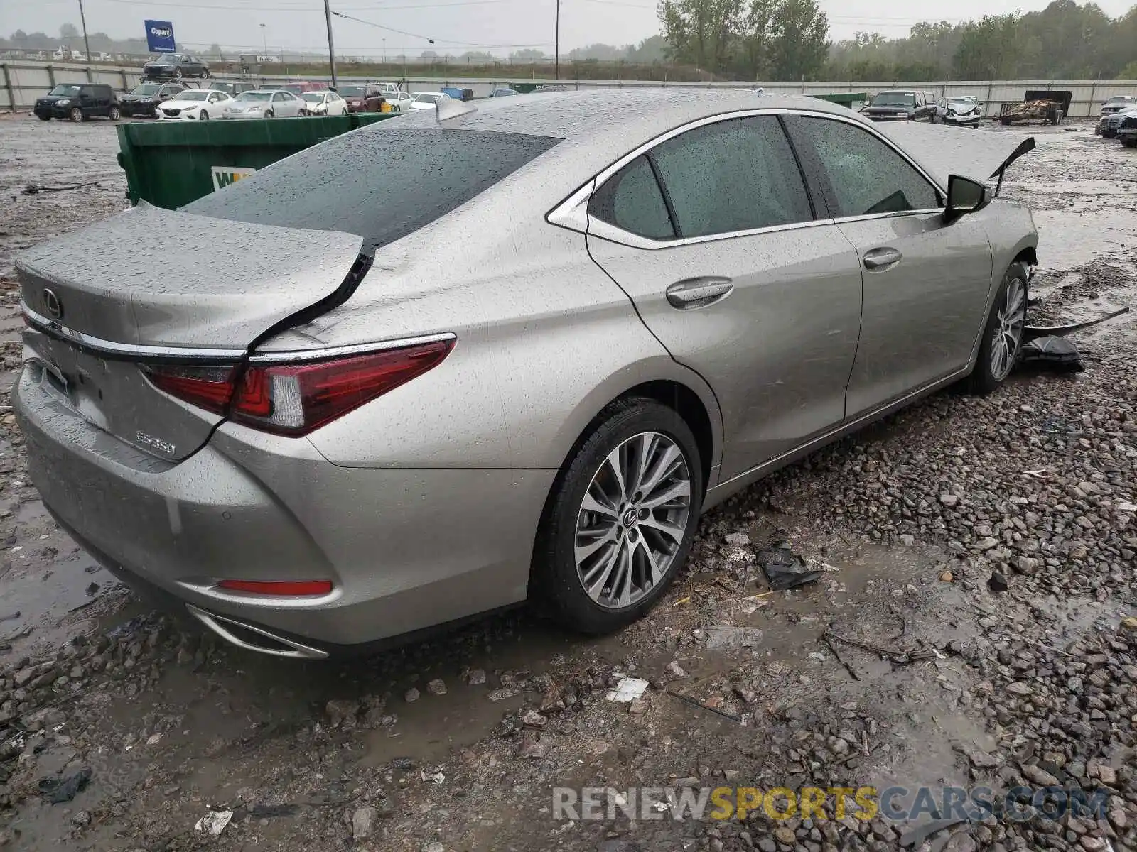 4 Photograph of a damaged car 58ADZ1B16LU074303 LEXUS ES350 2020