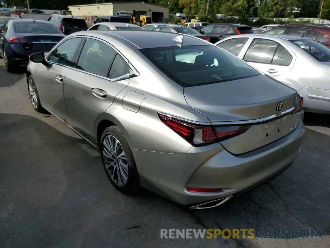 3 Photograph of a damaged car 58ADZ1B16LU080473 LEXUS ES350 2020