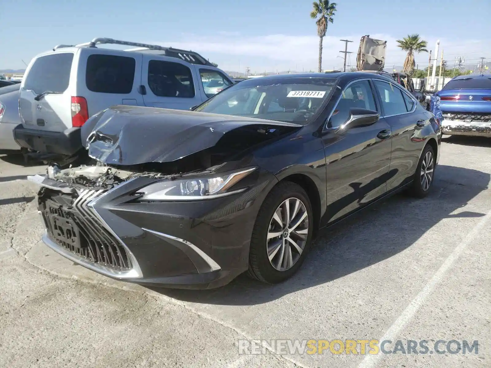 2 Photograph of a damaged car 58ADZ1B17LU056537 LEXUS ES350 2020