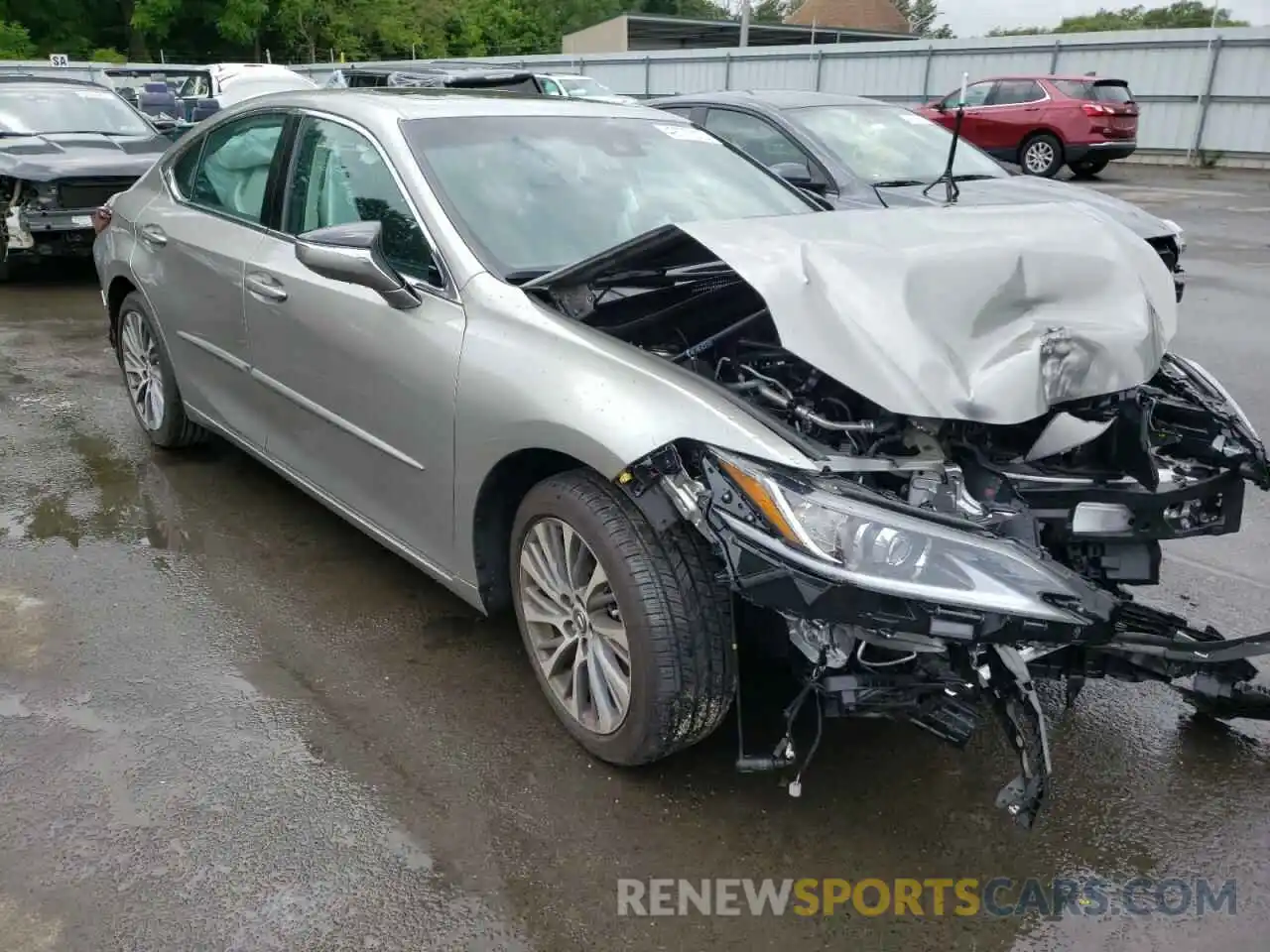 1 Photograph of a damaged car 58ADZ1B17LU068283 LEXUS ES350 2020