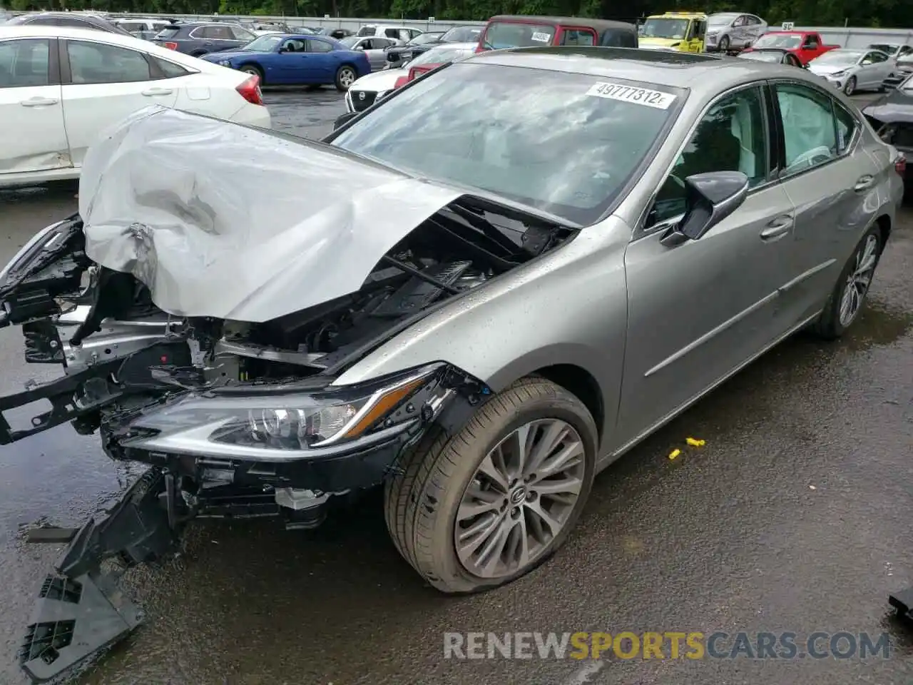 2 Photograph of a damaged car 58ADZ1B17LU068283 LEXUS ES350 2020