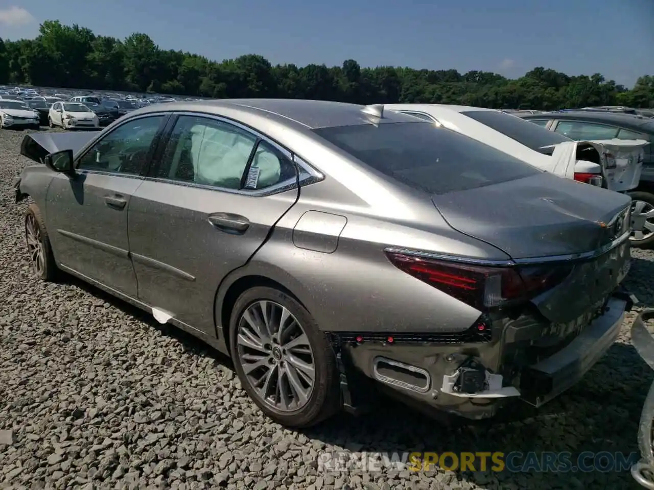 3 Photograph of a damaged car 58ADZ1B17LU068283 LEXUS ES350 2020