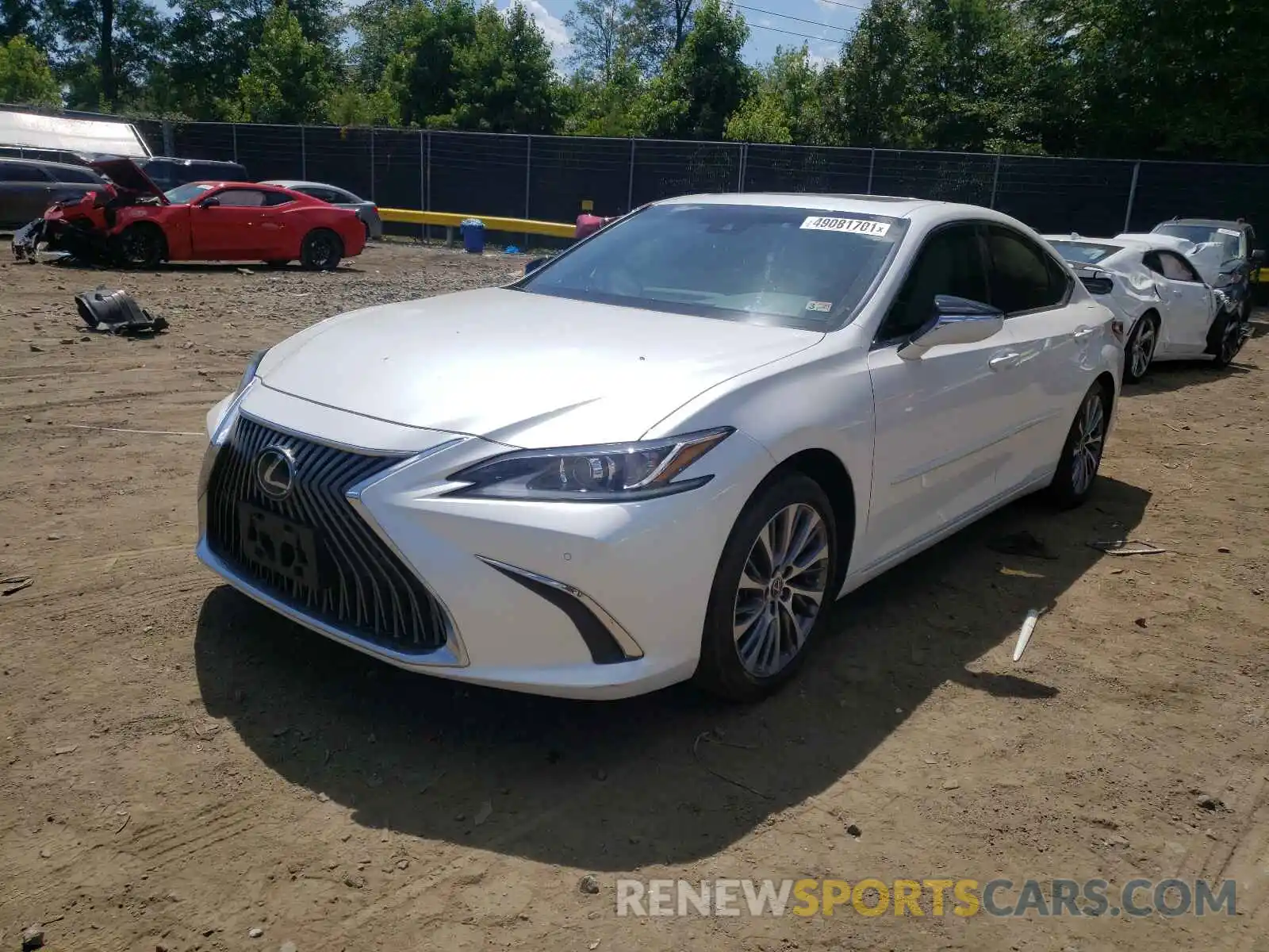 2 Photograph of a damaged car 58ADZ1B17LU070941 LEXUS ES350 2020