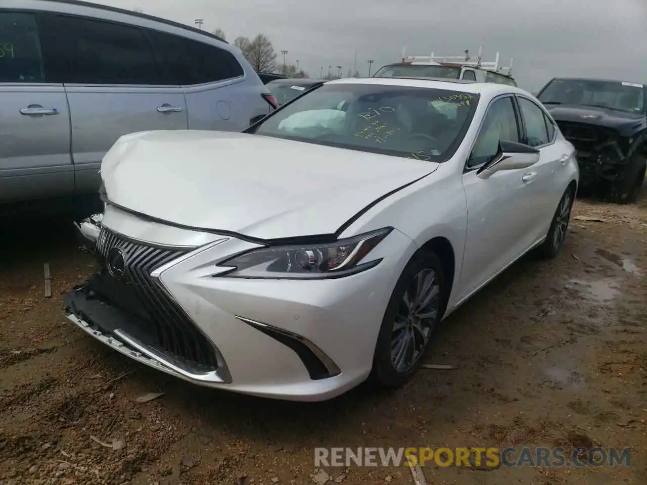 2 Photograph of a damaged car 58ADZ1B17LU079204 LEXUS ES350 2020