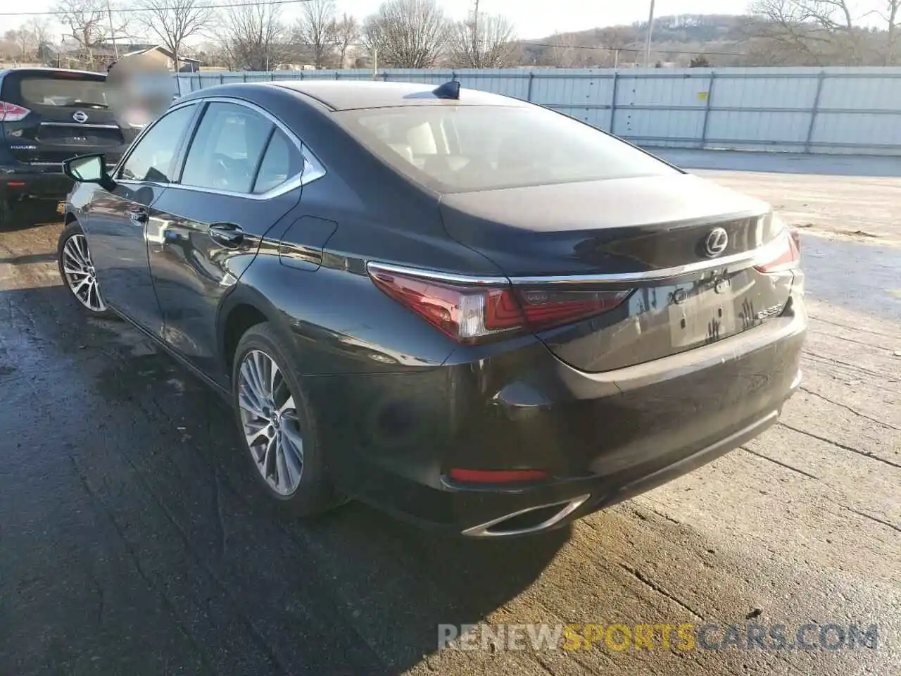 3 Photograph of a damaged car 58ADZ1B18LU051637 LEXUS ES350 2020