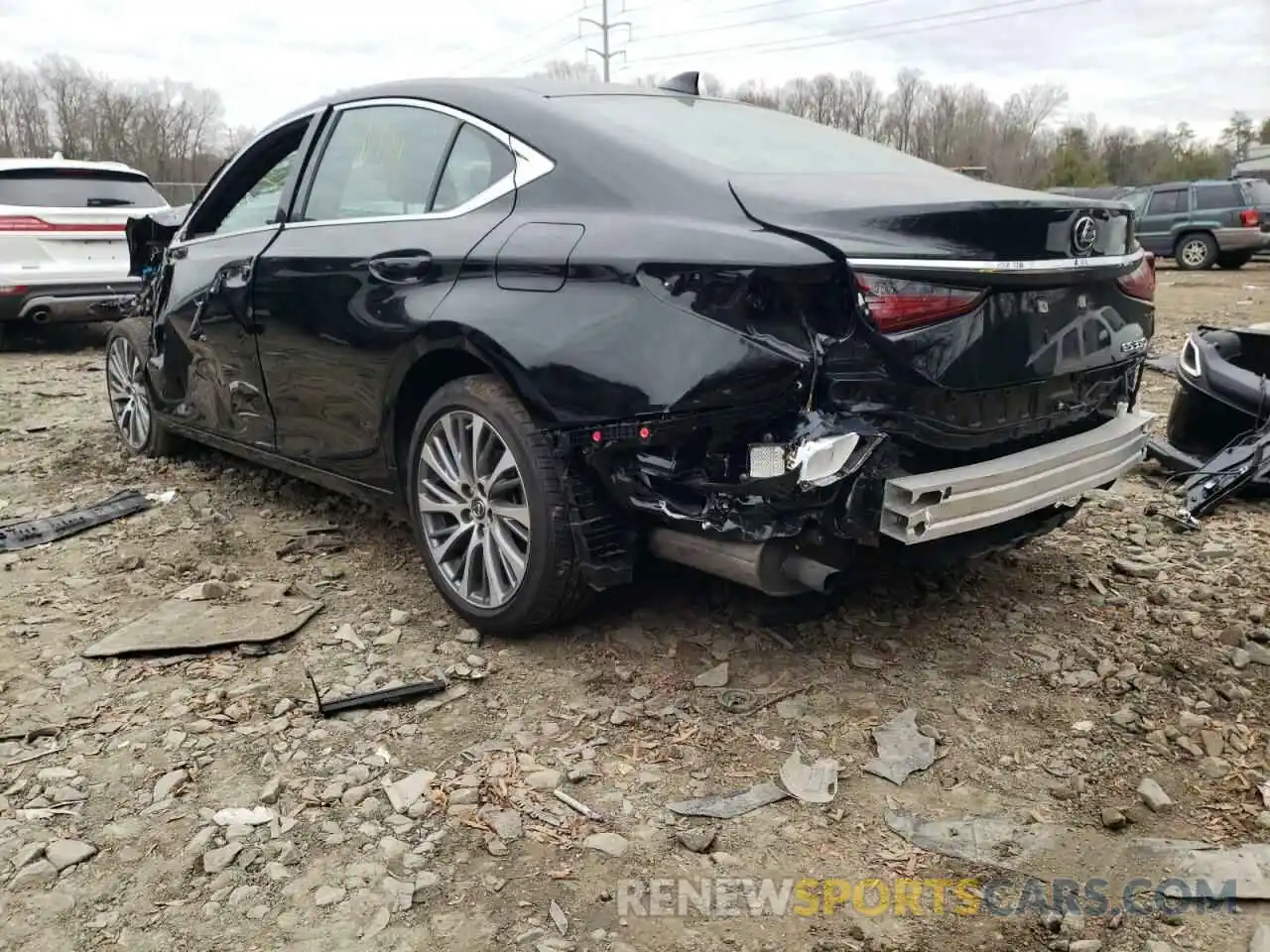 3 Photograph of a damaged car 58ADZ1B18LU053405 LEXUS ES350 2020