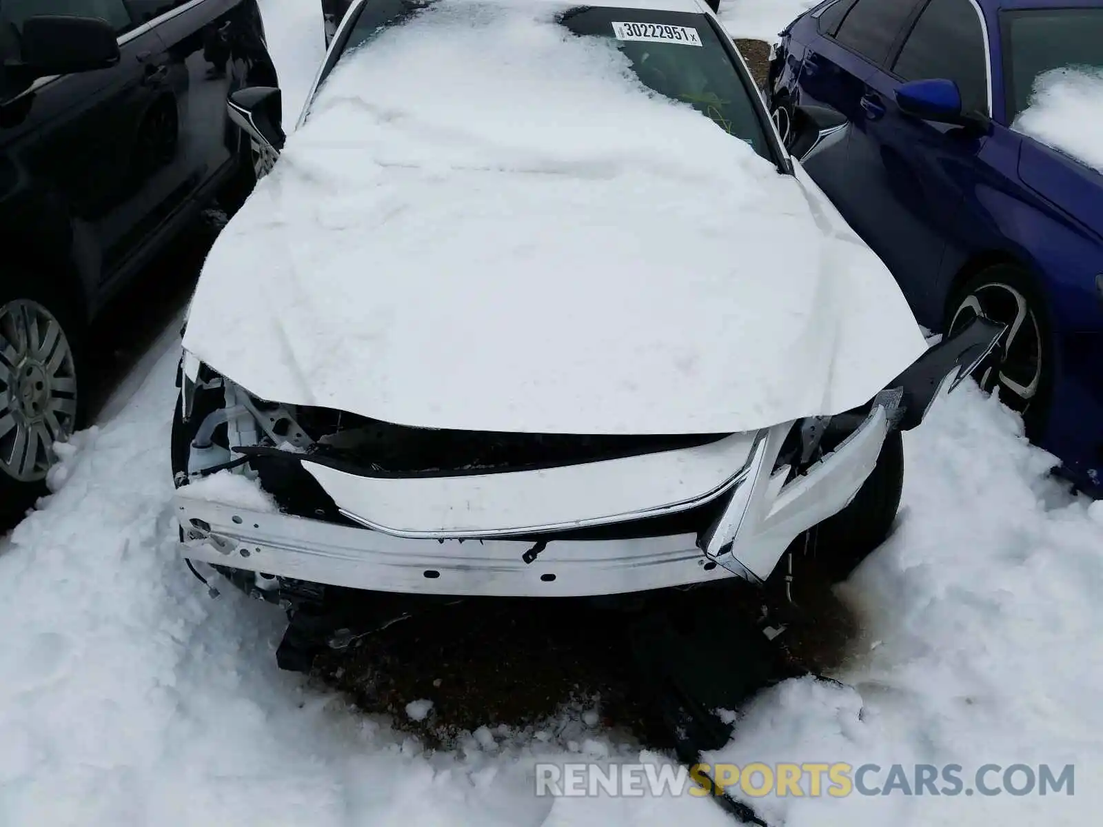 7 Photograph of a damaged car 58ADZ1B18LU060855 LEXUS ES350 2020