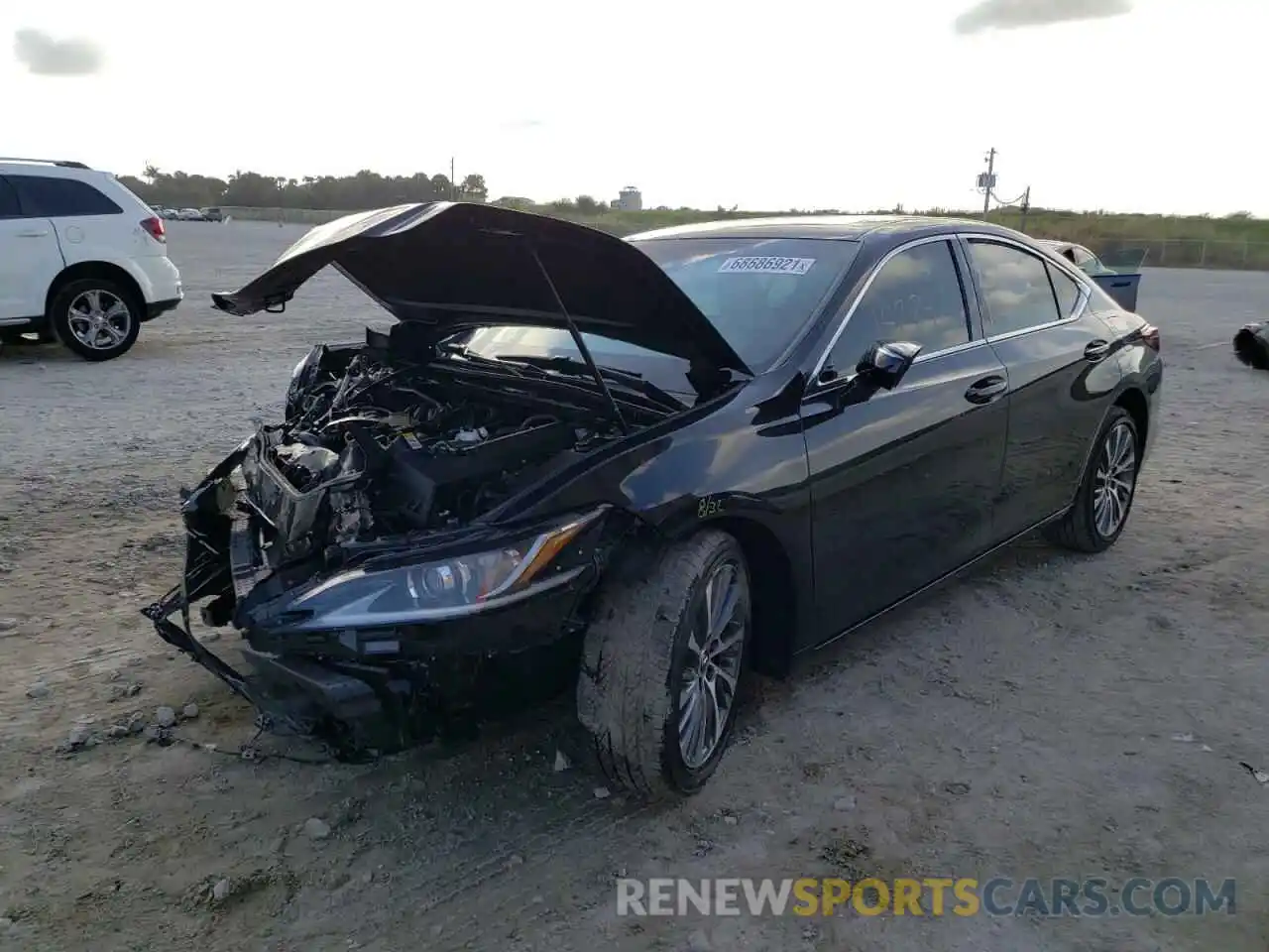 2 Photograph of a damaged car 58ADZ1B18LU067739 LEXUS ES350 2020