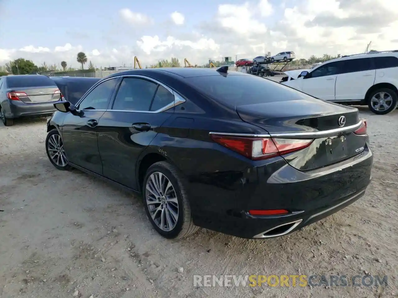 3 Photograph of a damaged car 58ADZ1B18LU067739 LEXUS ES350 2020