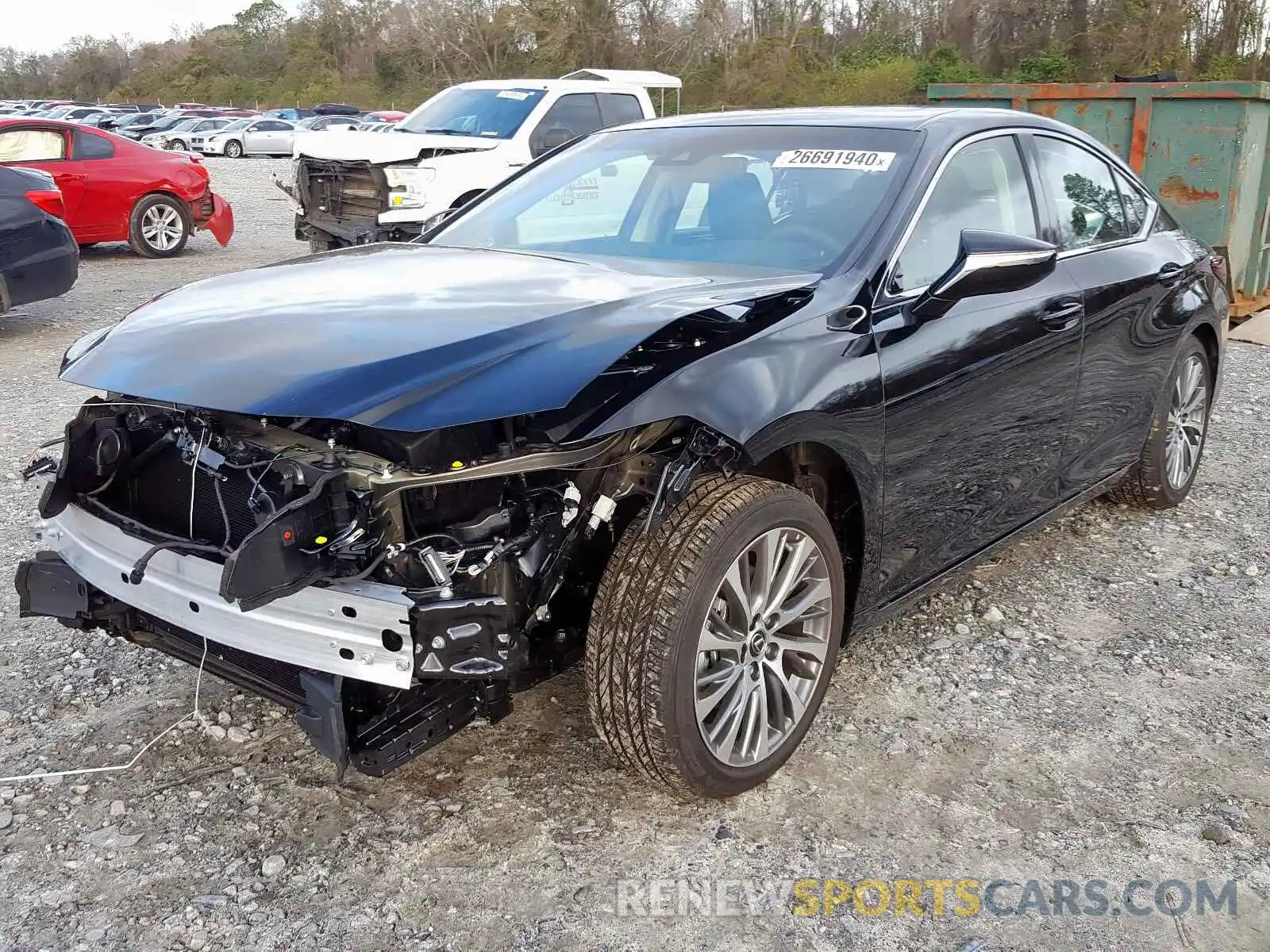 2 Photograph of a damaged car 58ADZ1B19LU053185 LEXUS ES350 2020