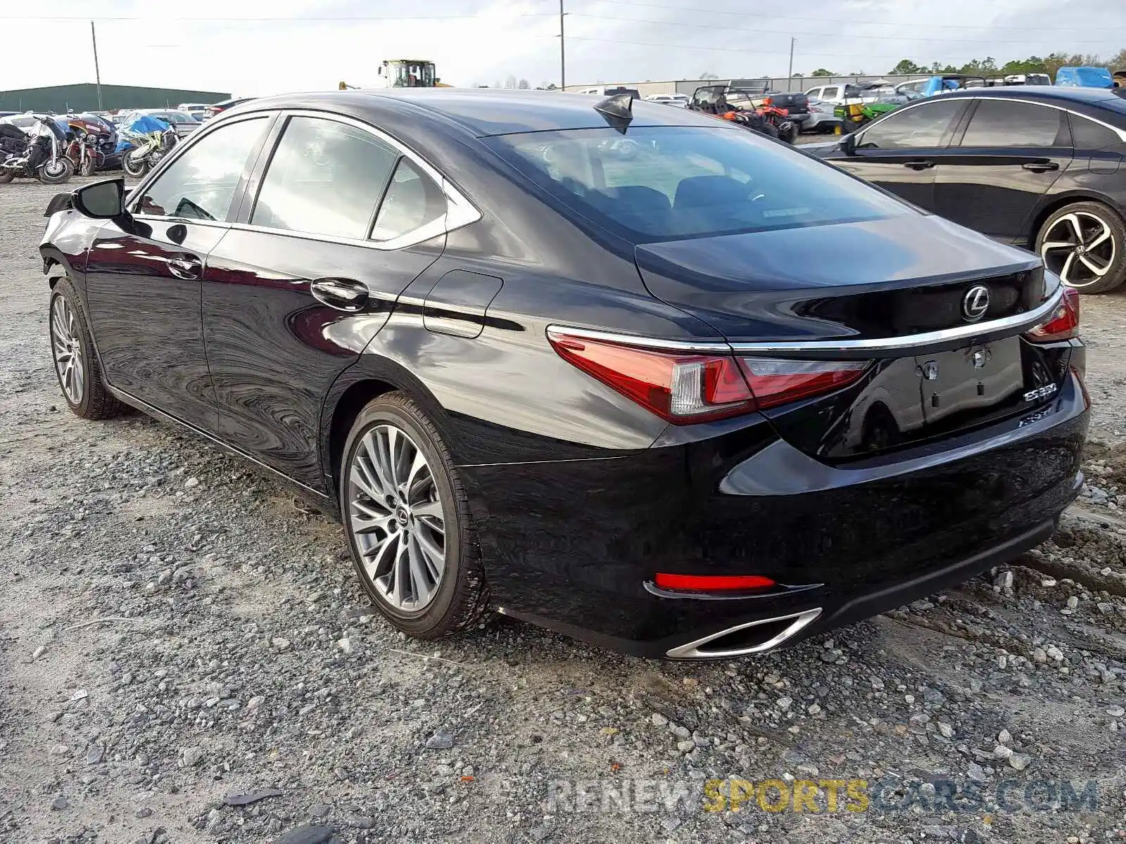 3 Photograph of a damaged car 58ADZ1B19LU053185 LEXUS ES350 2020