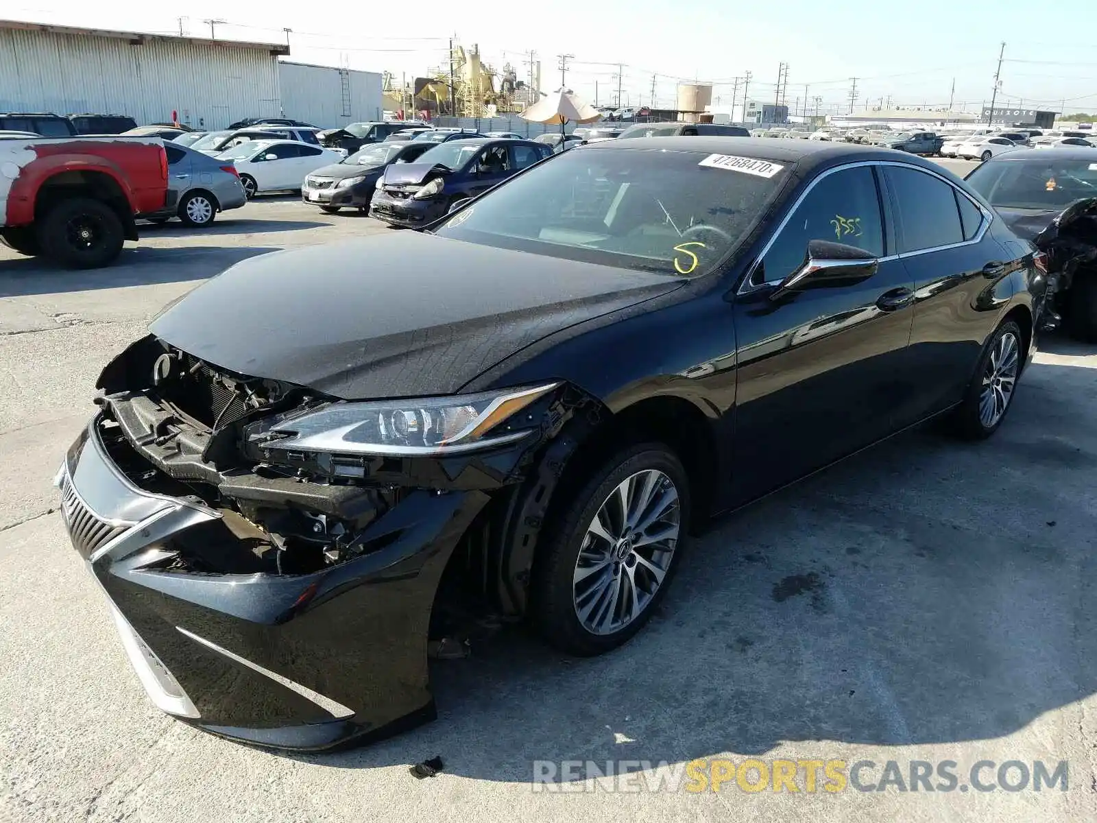 2 Photograph of a damaged car 58ADZ1B19LU067281 LEXUS ES350 2020