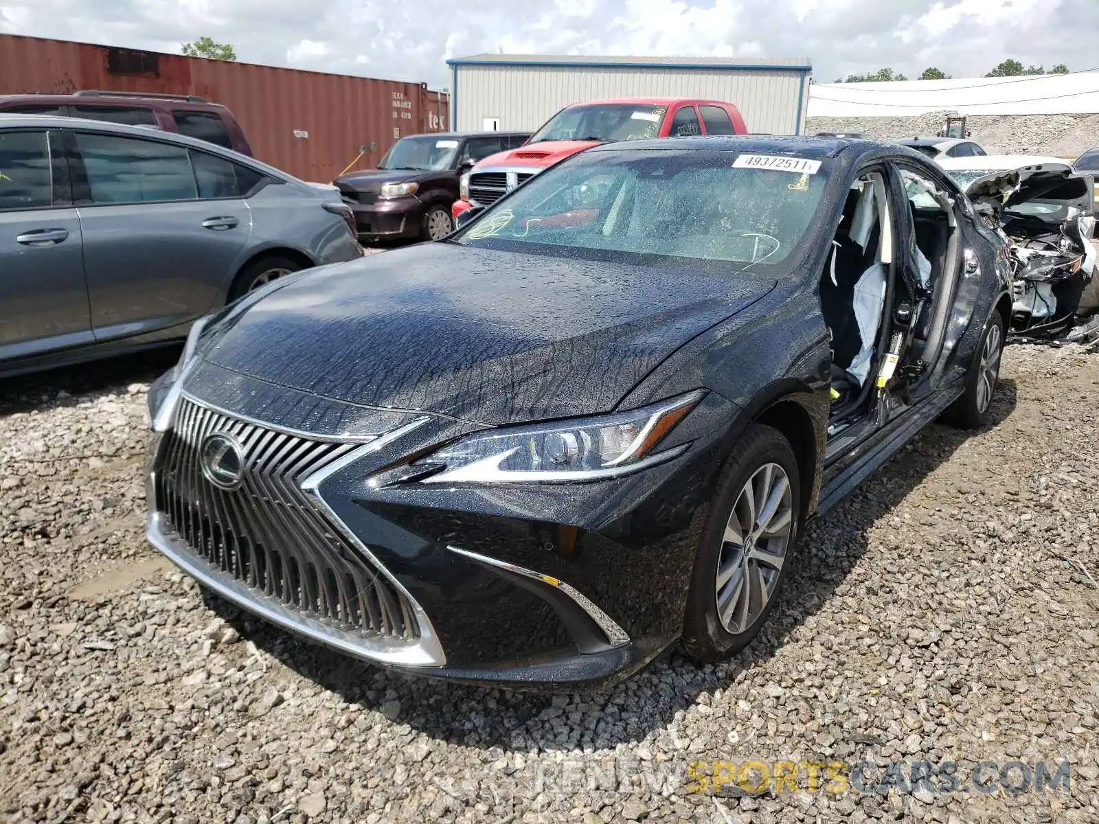 2 Photograph of a damaged car 58ADZ1B19LU069225 LEXUS ES350 2020