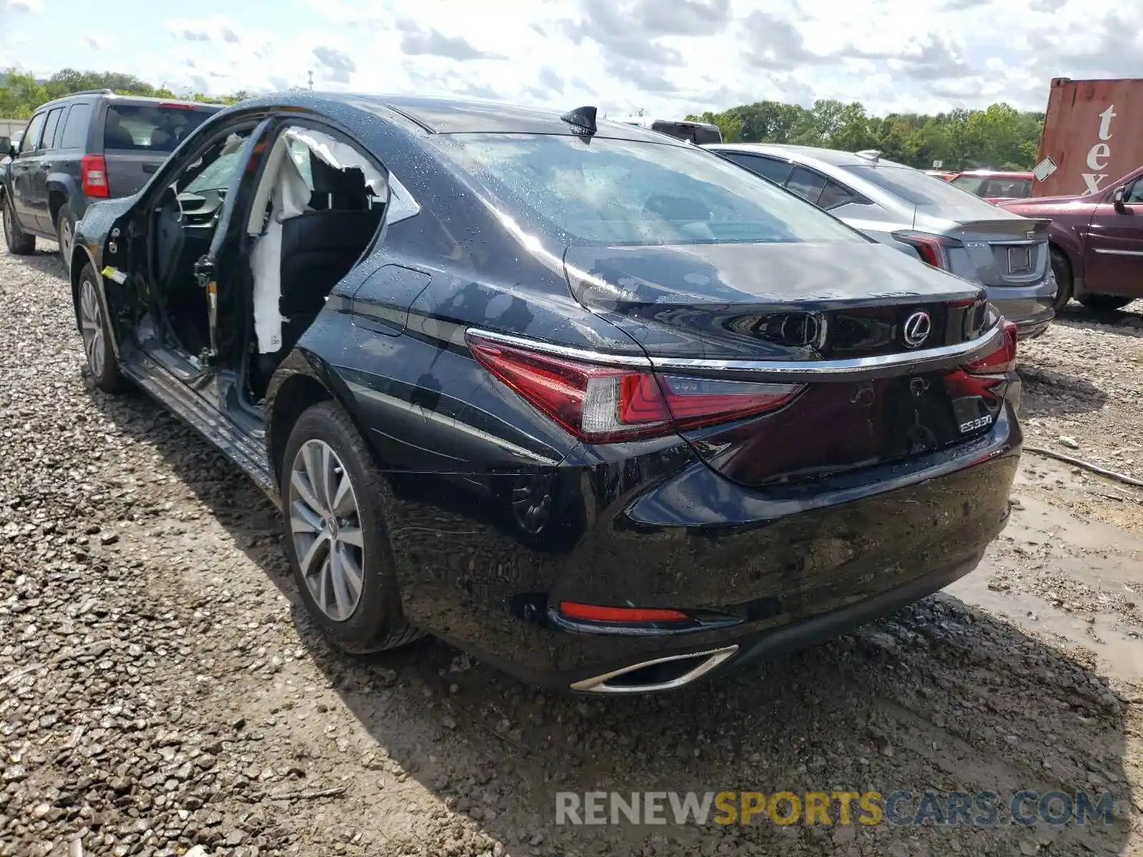 3 Photograph of a damaged car 58ADZ1B19LU069225 LEXUS ES350 2020