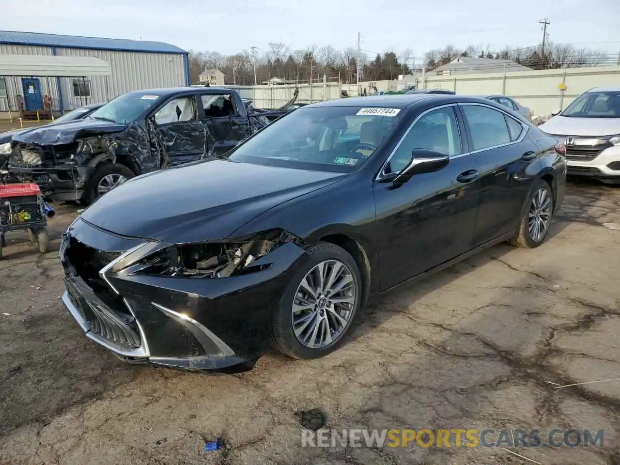 1 Photograph of a damaged car 58ADZ1B19LU075722 LEXUS ES350 2020