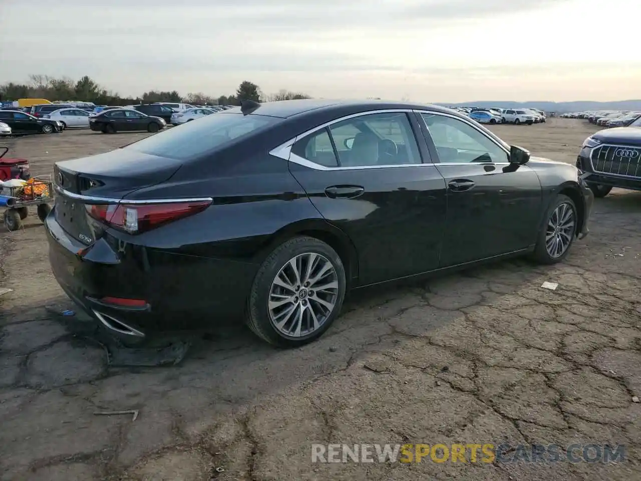 3 Photograph of a damaged car 58ADZ1B19LU075722 LEXUS ES350 2020