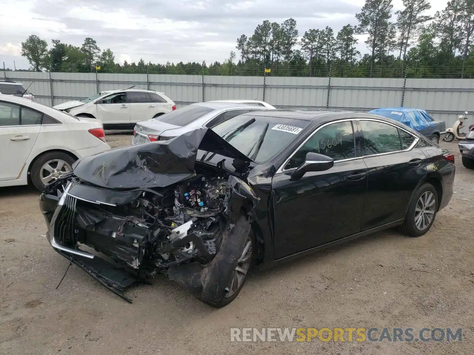 2 Photograph of a damaged car 58ADZ1B1XLU056774 LEXUS ES350 2020