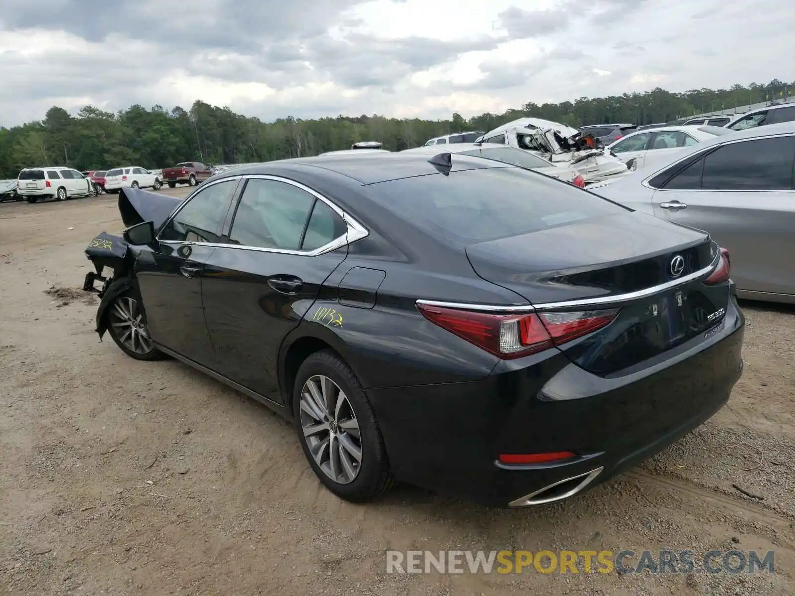 3 Photograph of a damaged car 58ADZ1B1XLU056774 LEXUS ES350 2020