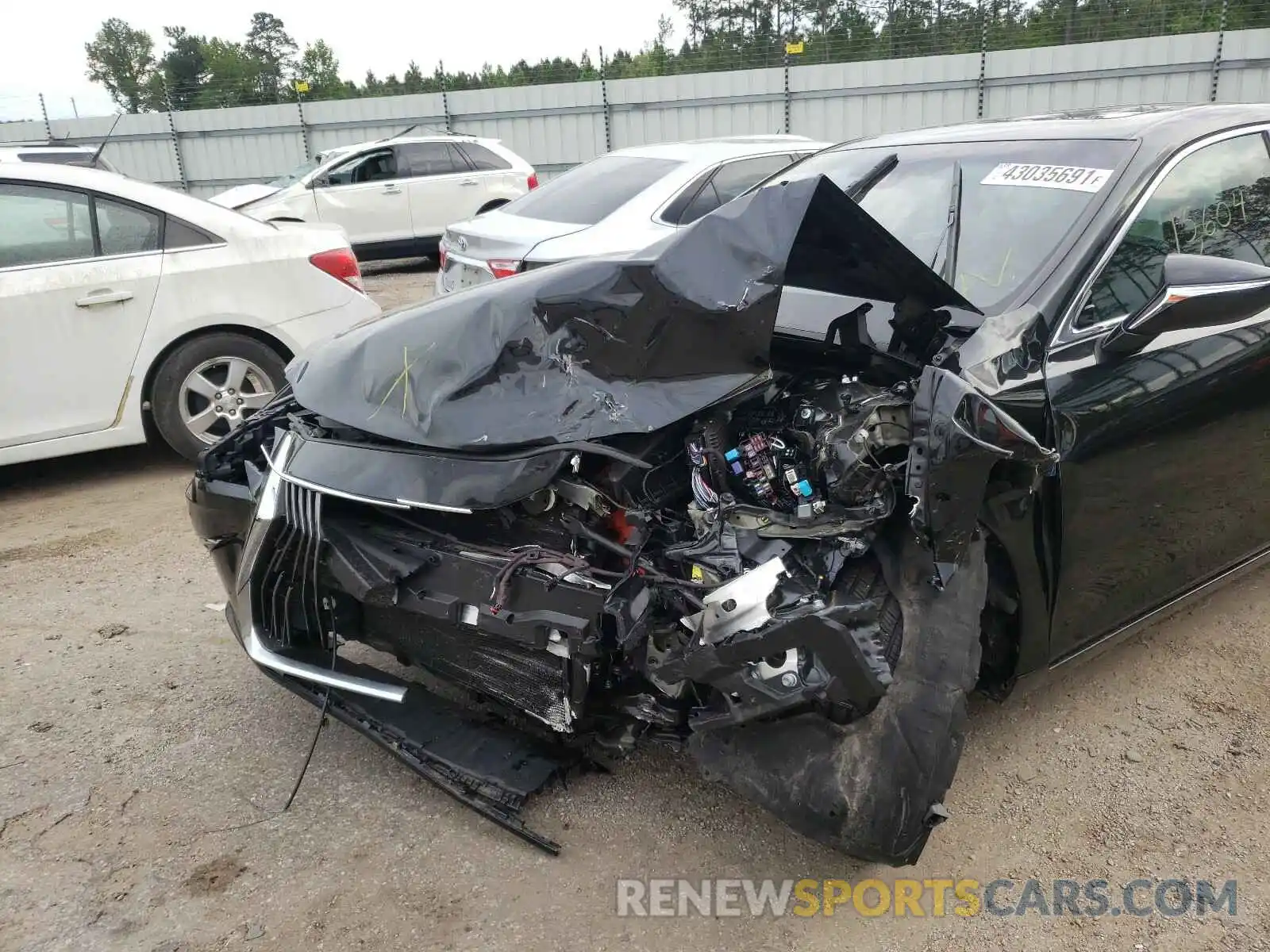 9 Photograph of a damaged car 58ADZ1B1XLU056774 LEXUS ES350 2020