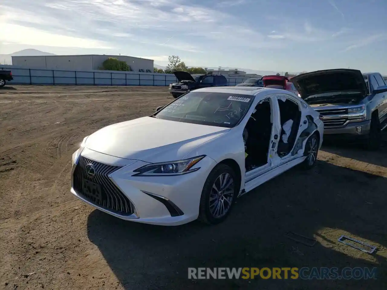 2 Photograph of a damaged car 58ADZ1B1XLU061828 LEXUS ES350 2020