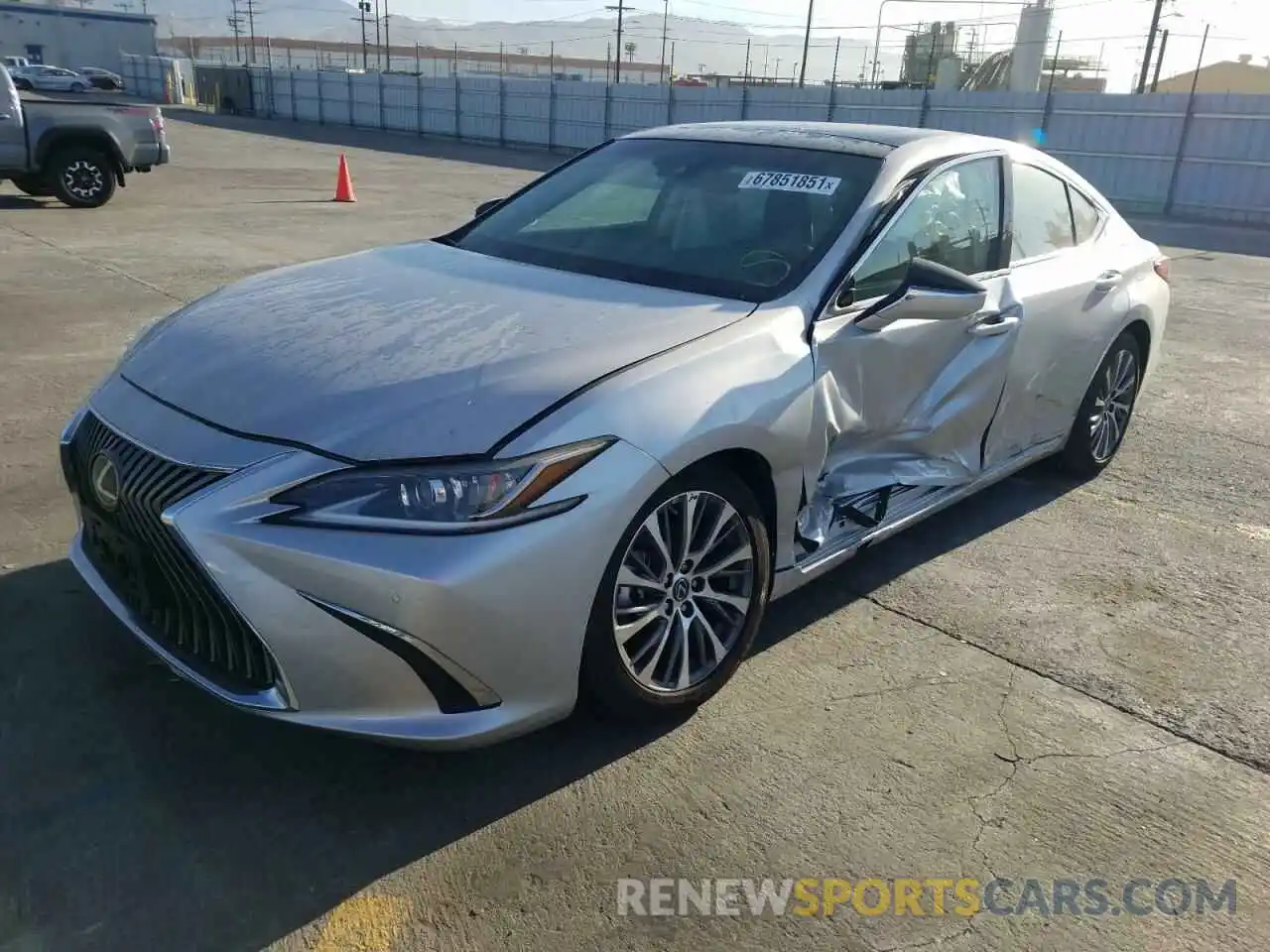 2 Photograph of a damaged car 58ADZ1B1XLU062123 LEXUS ES350 2020