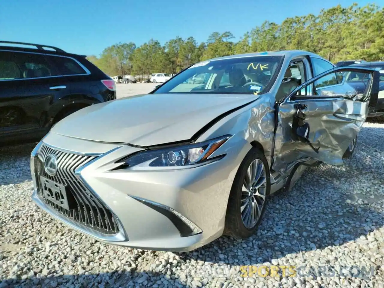 2 Photograph of a damaged car 58ADZ1B1XLU063224 LEXUS ES350 2020