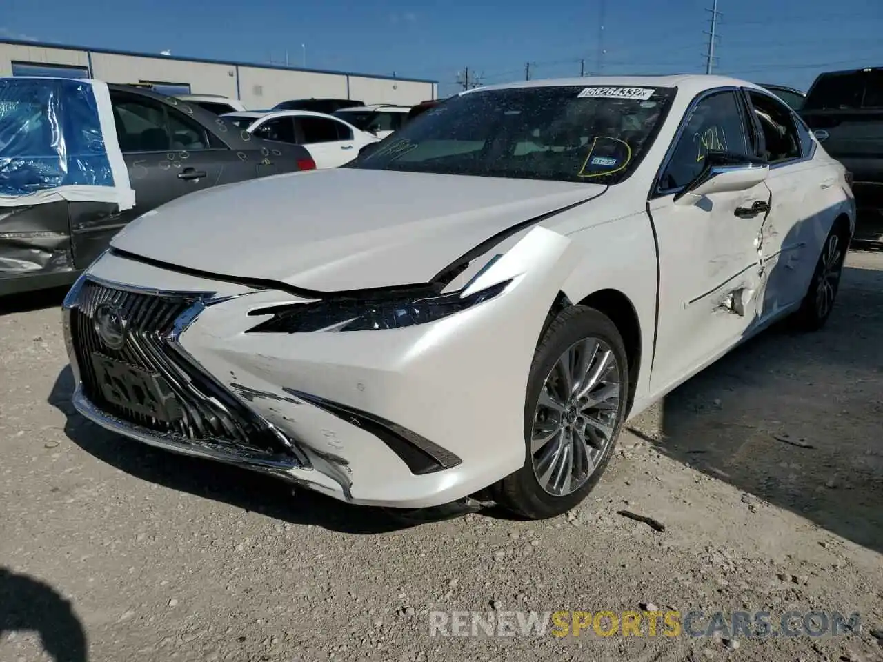 2 Photograph of a damaged car 58ADZ1B1XLU063854 LEXUS ES350 2020