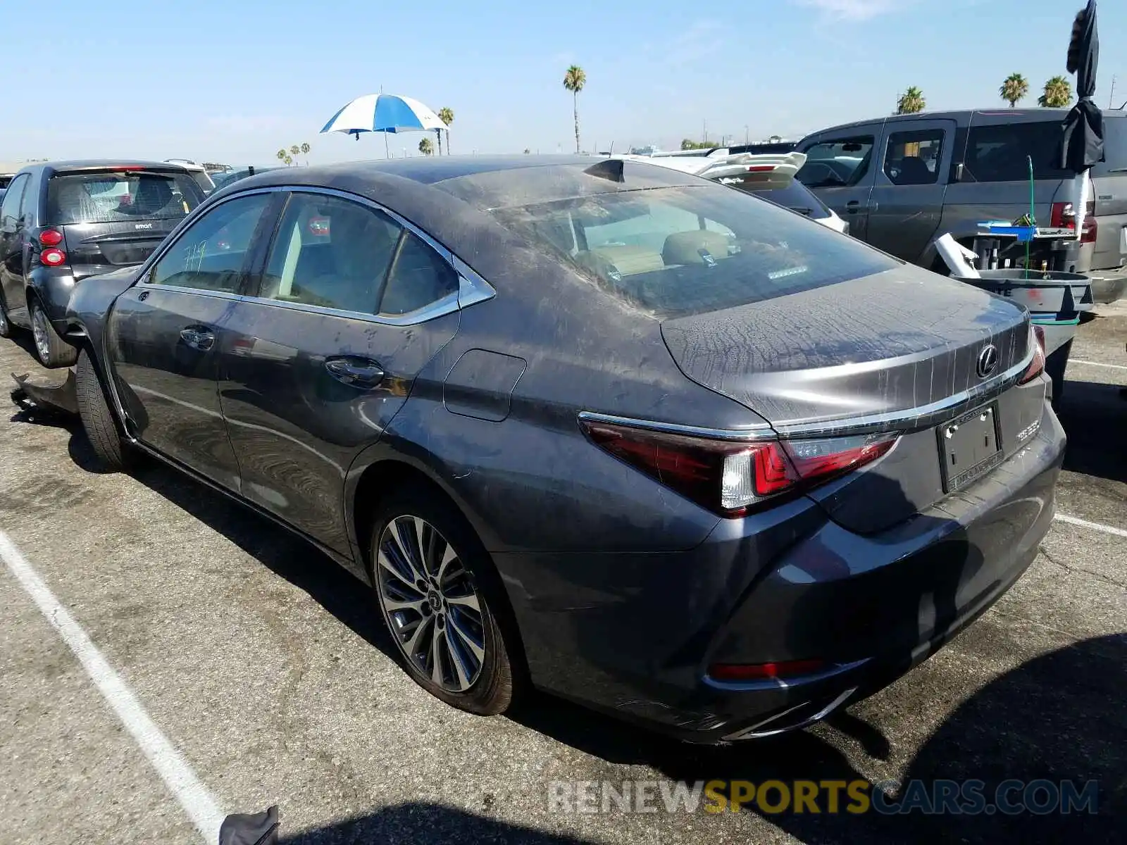 3 Photograph of a damaged car 58ADZ1B1XLU065748 LEXUS ES350 2020