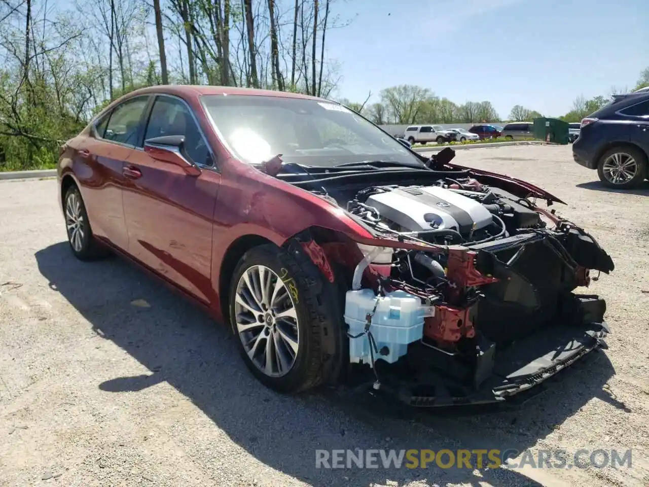 1 Photograph of a damaged car 58ADZ1B1XLU066933 LEXUS ES350 2020