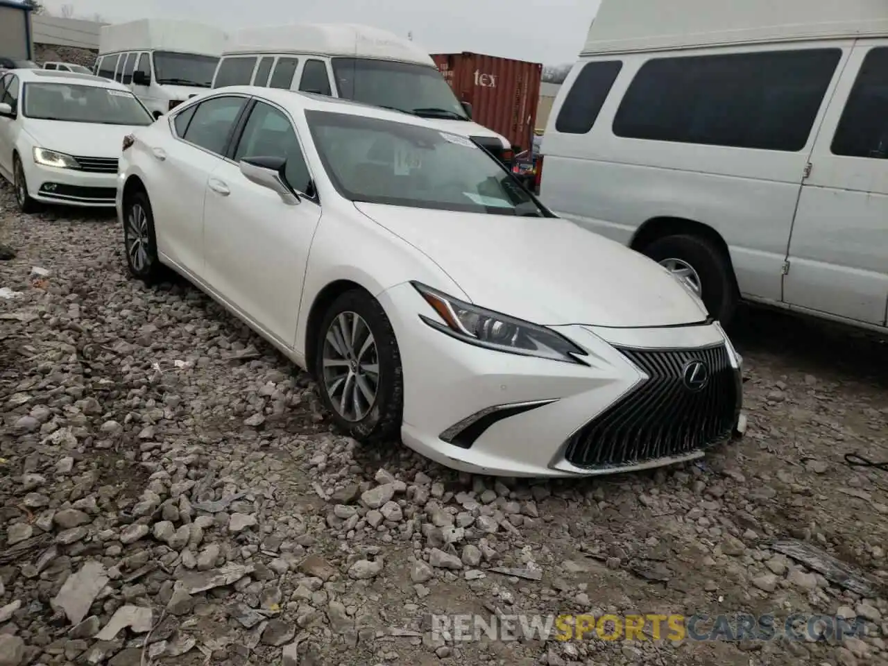 1 Photograph of a damaged car 58ADZ1B1XLU078855 LEXUS ES350 2020