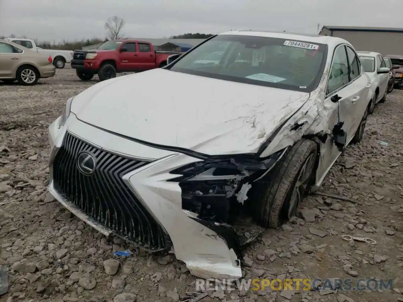 2 Photograph of a damaged car 58ADZ1B1XLU078855 LEXUS ES350 2020