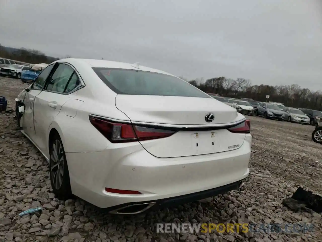 3 Photograph of a damaged car 58ADZ1B1XLU078855 LEXUS ES350 2020