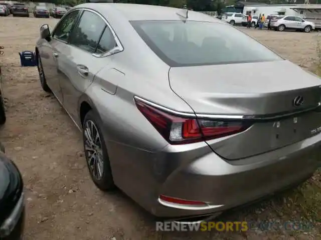 3 Photograph of a damaged car 58ADZ1B1XLU079732 LEXUS ES350 2020