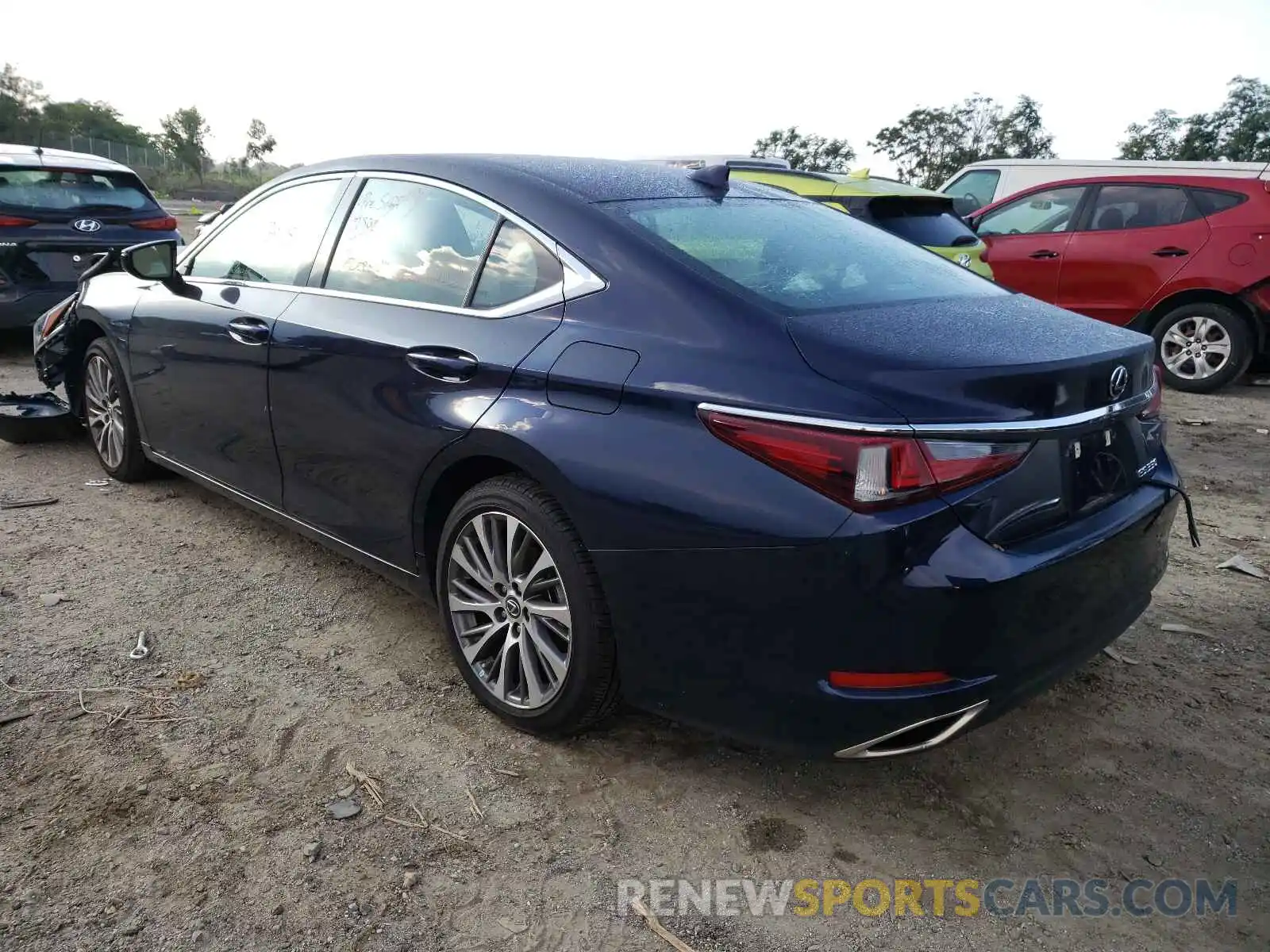 3 Photograph of a damaged car 58ADZ1B1XLU080427 LEXUS ES350 2020