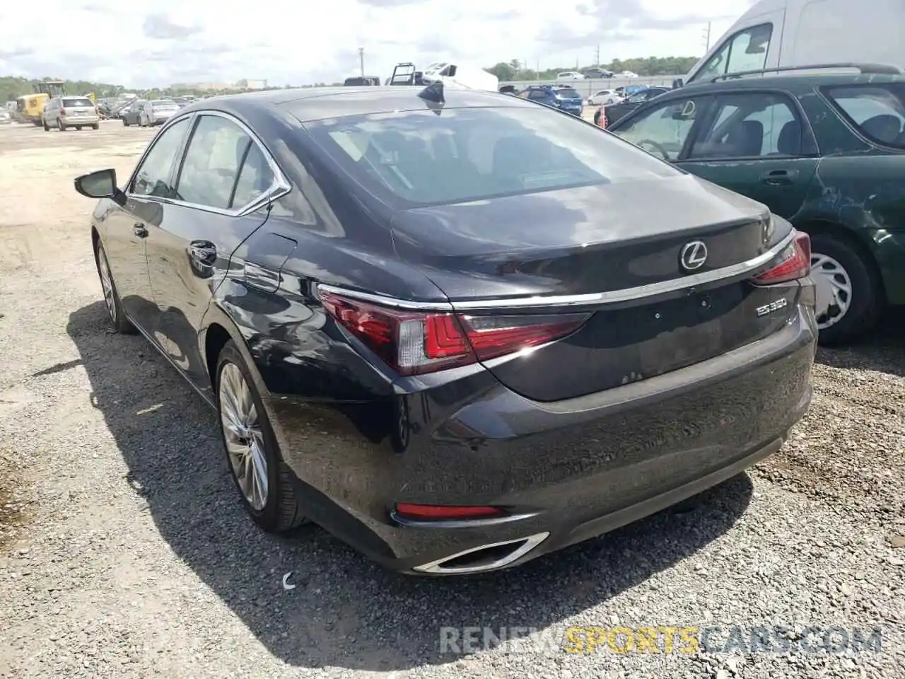 3 Photograph of a damaged car 58AEZ1B11LU055064 LEXUS ES350 2020