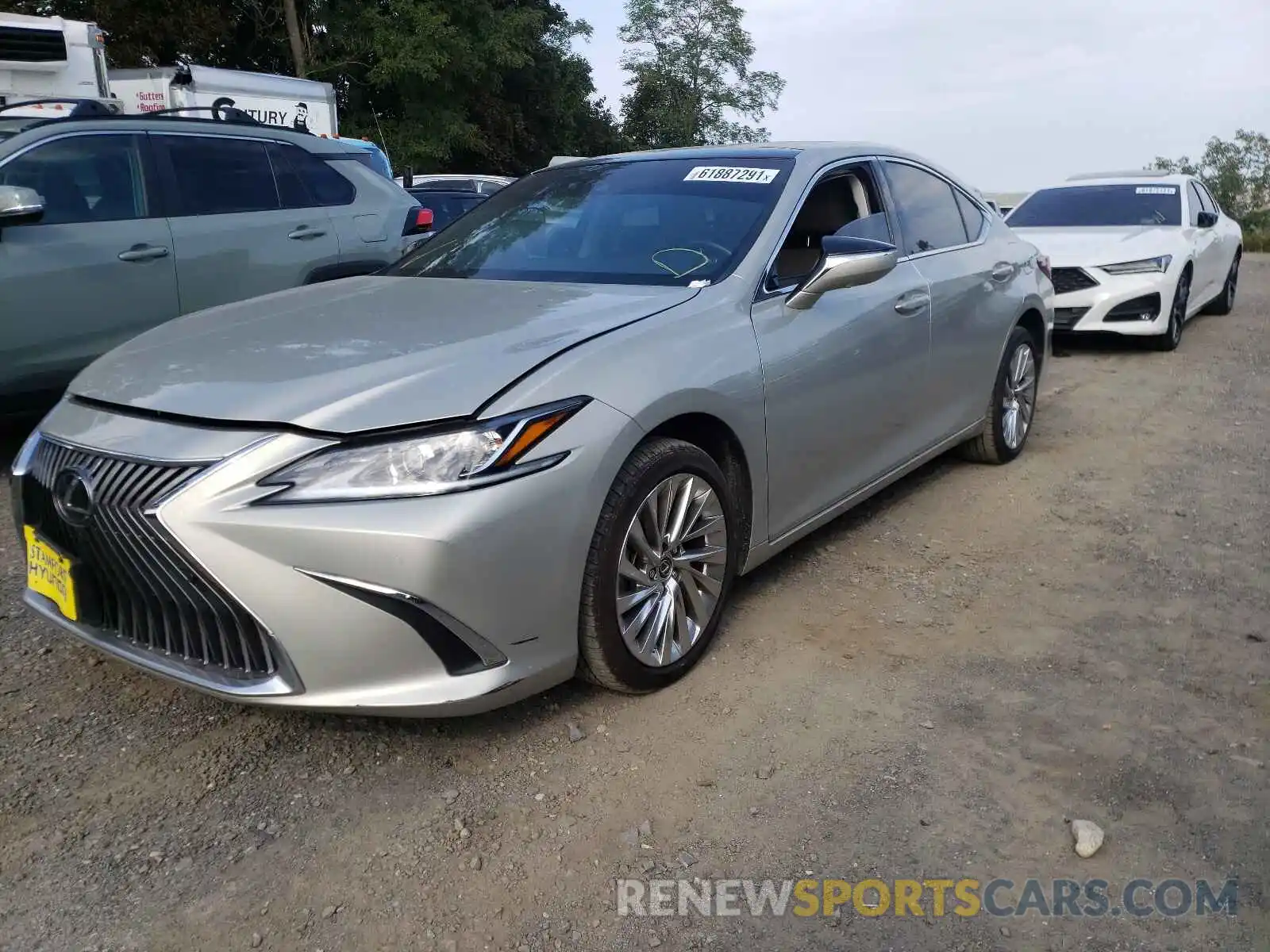 2 Photograph of a damaged car 58AEZ1B14LU077138 LEXUS ES350 2020