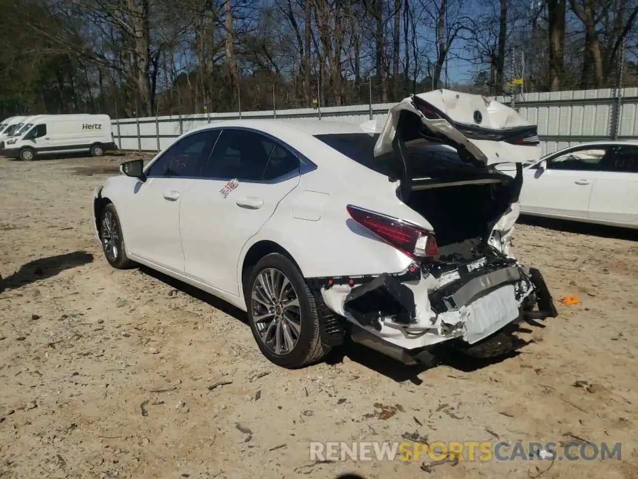 3 Photograph of a damaged car 58AEZ1B16LU070661 LEXUS ES350 2020