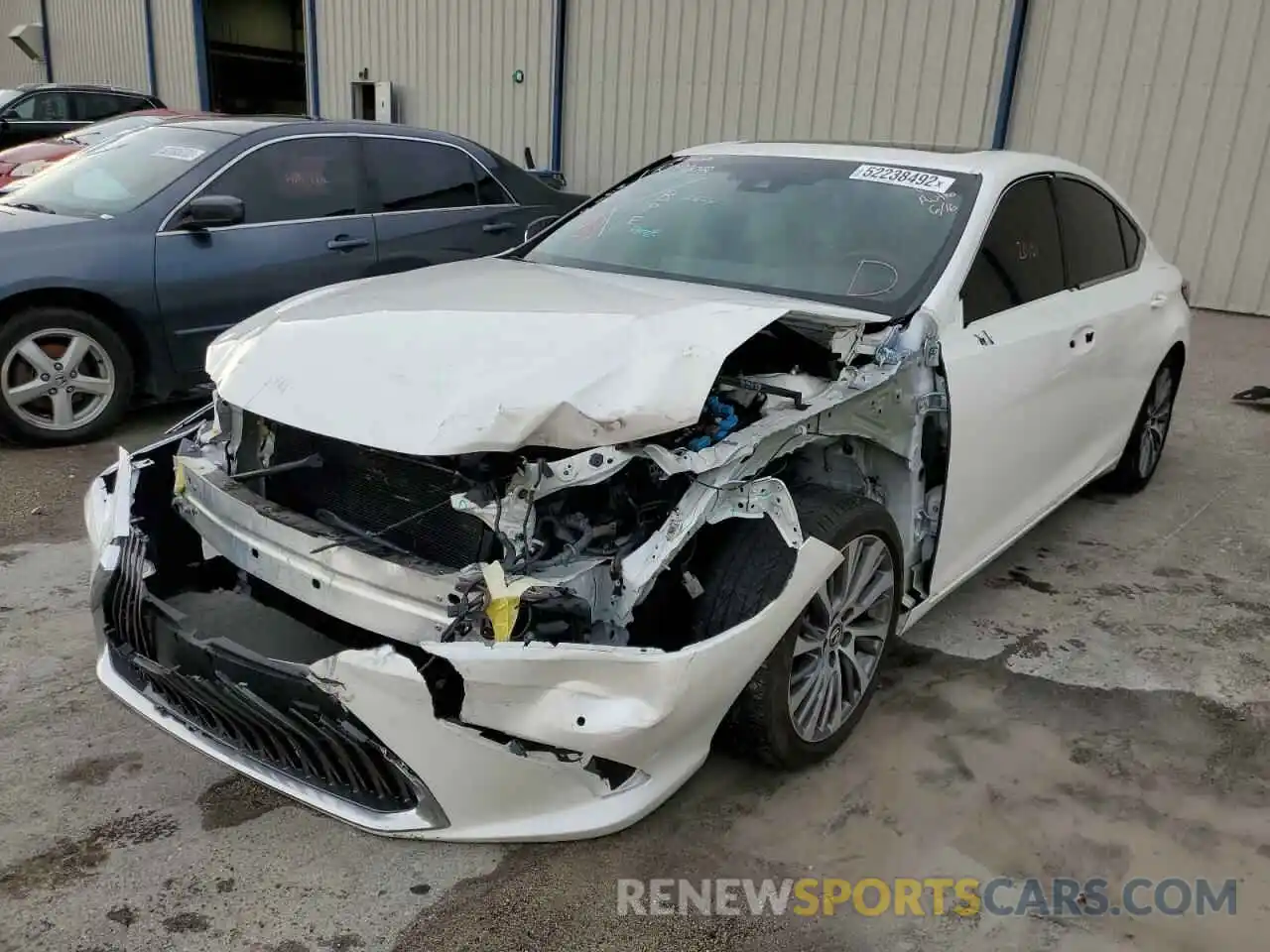 2 Photograph of a damaged car 58AEZ1B17LU078221 LEXUS ES350 2020