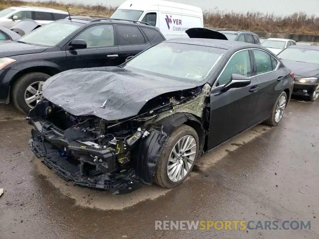 2 Photograph of a damaged car 58AFZ1B10LU066500 LEXUS ES350 2020