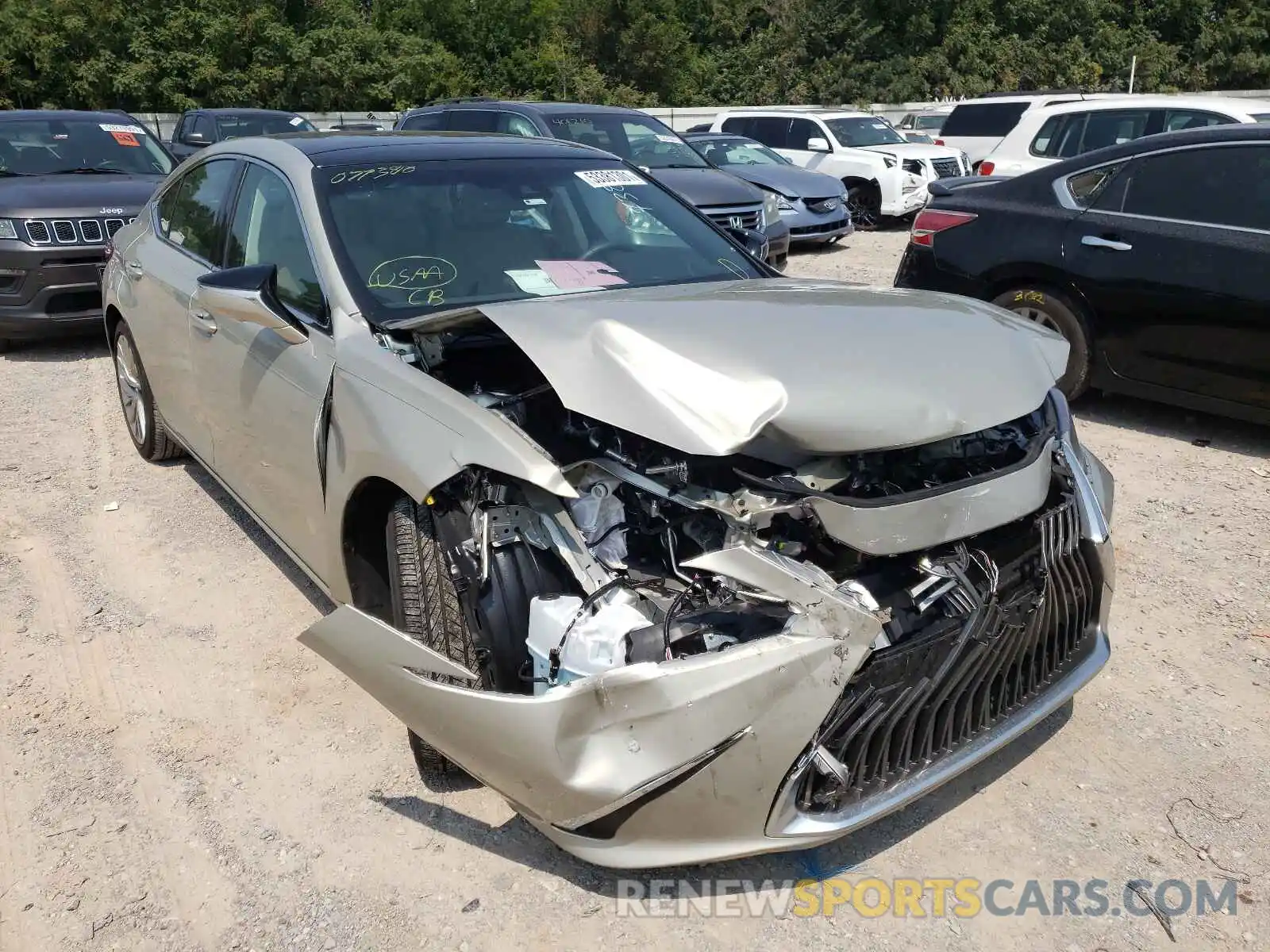 1 Photograph of a damaged car 58AFZ1B15LU077380 LEXUS ES350 2020