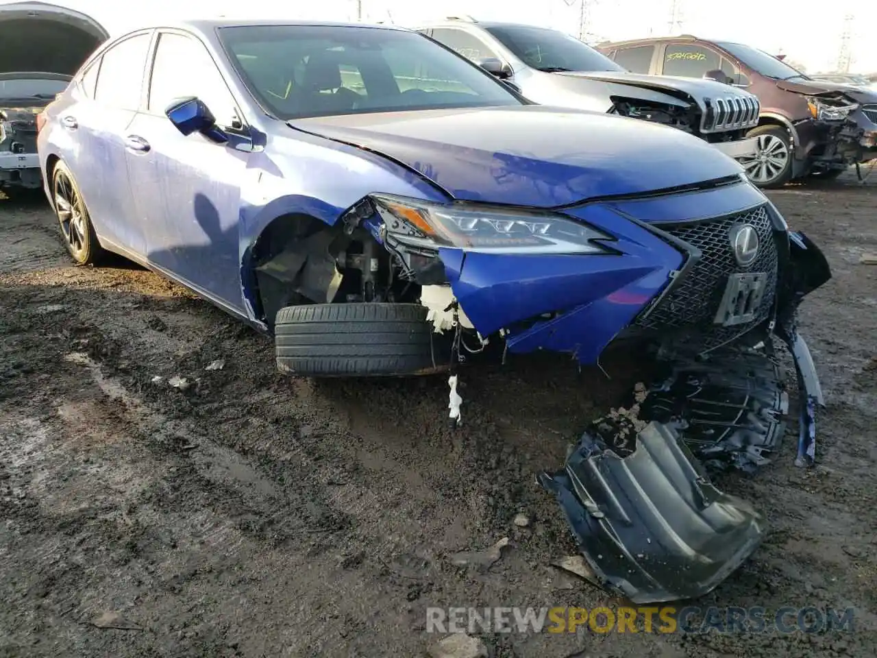 1 Photograph of a damaged car 58AGZ1B10LU062127 LEXUS ES350 2020