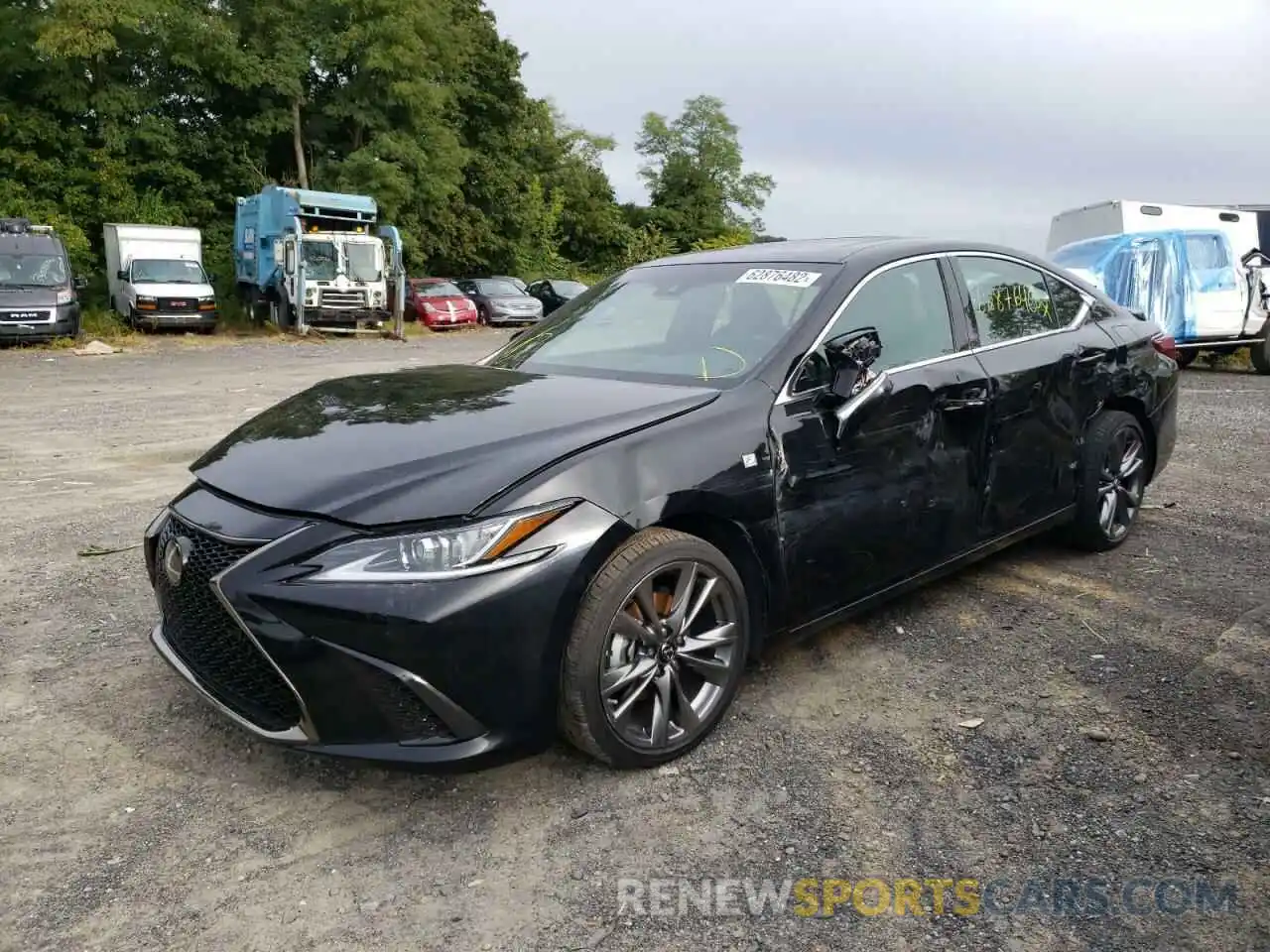 2 Photograph of a damaged car 58AGZ1B10LU067151 LEXUS ES350 2020