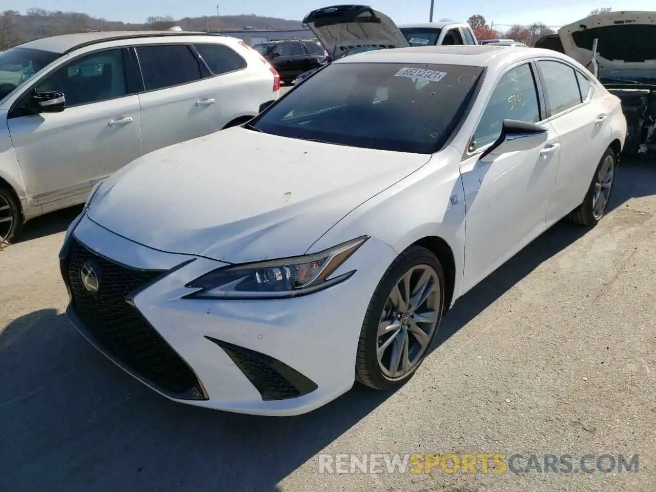 2 Photograph of a damaged car 58AGZ1B11LU062525 LEXUS ES350 2020