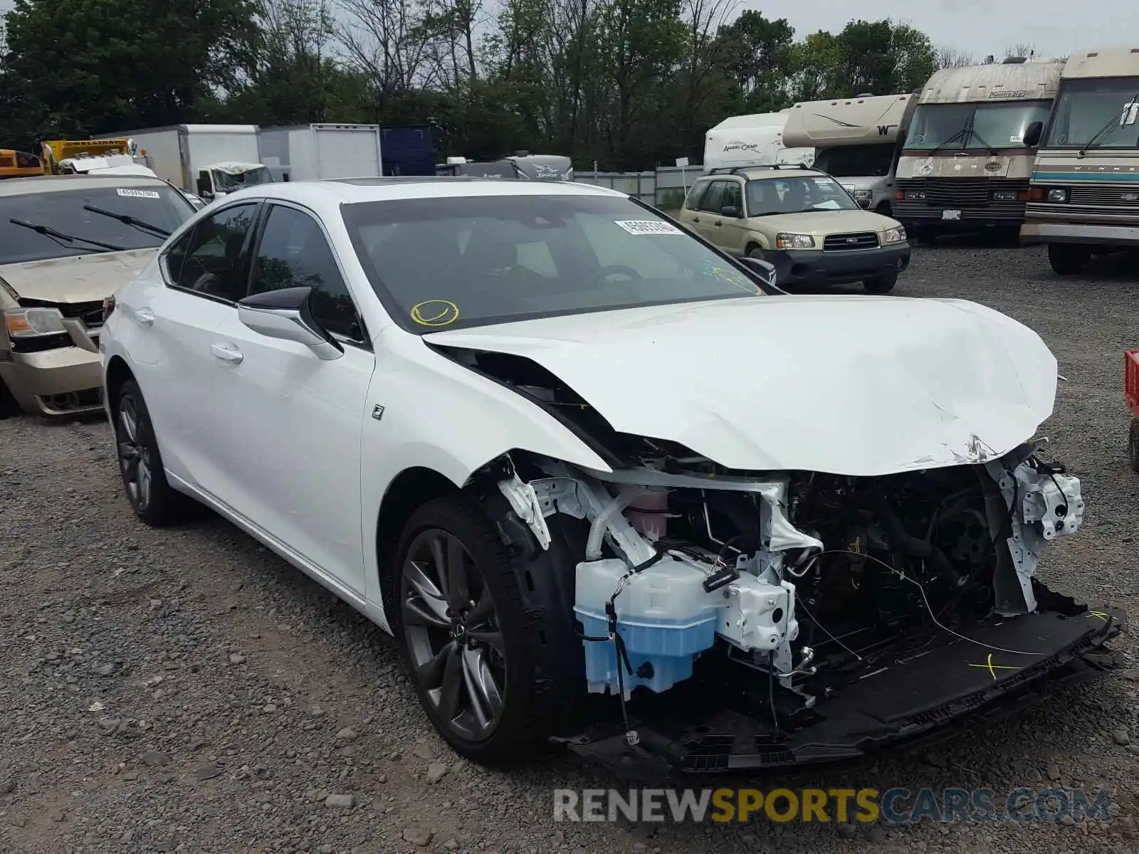 1 Photograph of a damaged car 58AGZ1B11LU064243 LEXUS ES350 2020