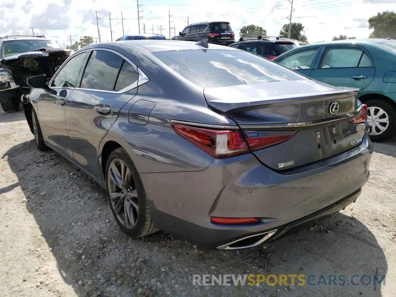 3 Photograph of a damaged car 58AGZ1B11LU066137 LEXUS ES350 2020